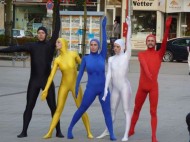 Performance auf dem Marie-Jonas-Platz